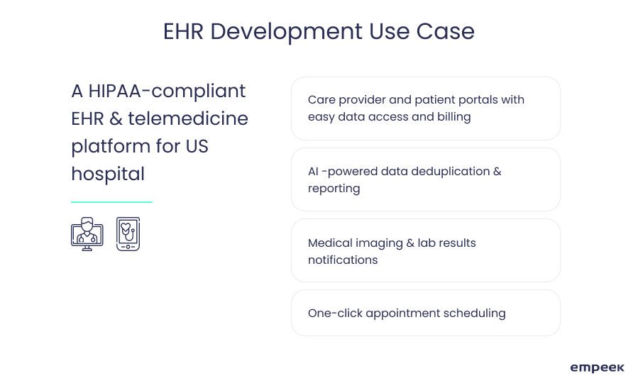 EHR development use case