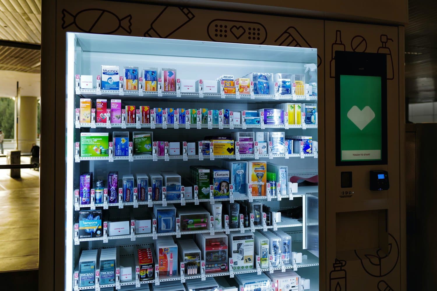 vending machine with medicines