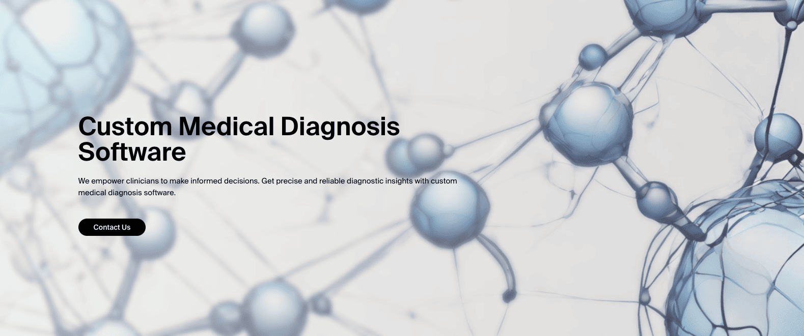 Custom Medical Diagnosis Software